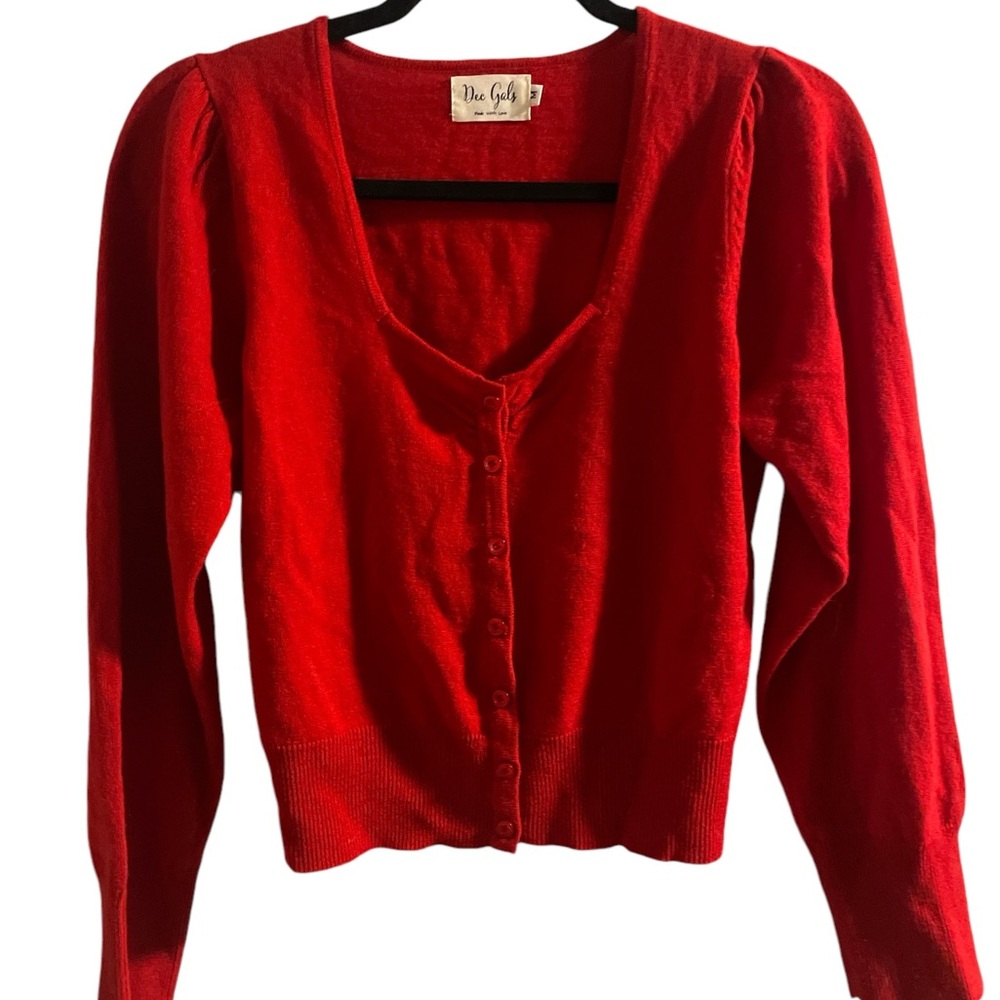 Cropped Red Sweater